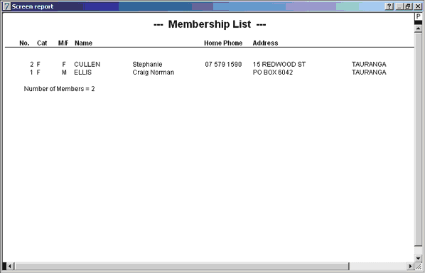 membership list2